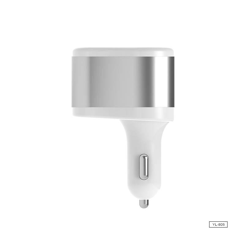 2.1A/1A Dual USB Car Charger with Cigarette lighter  